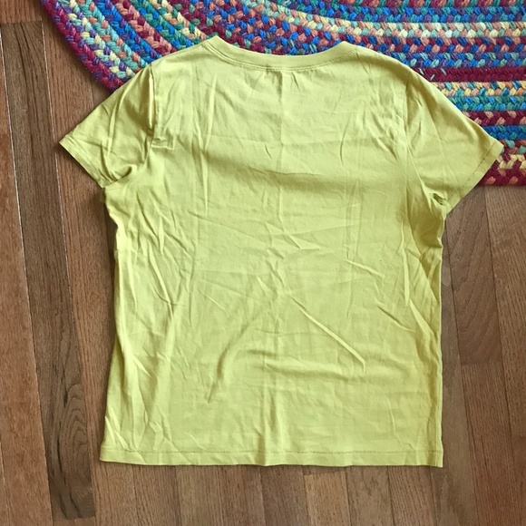 Madewell Mustard Yellow T-Shirt - Picture 2 of 3